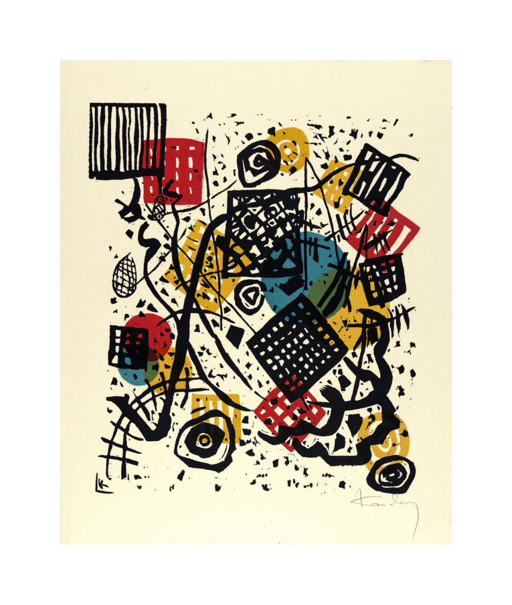 Wassily Kandinsky、Kleine Welten（1）、希少画集画 Kleine Welten I (Small Worlds I), from the series Kleine