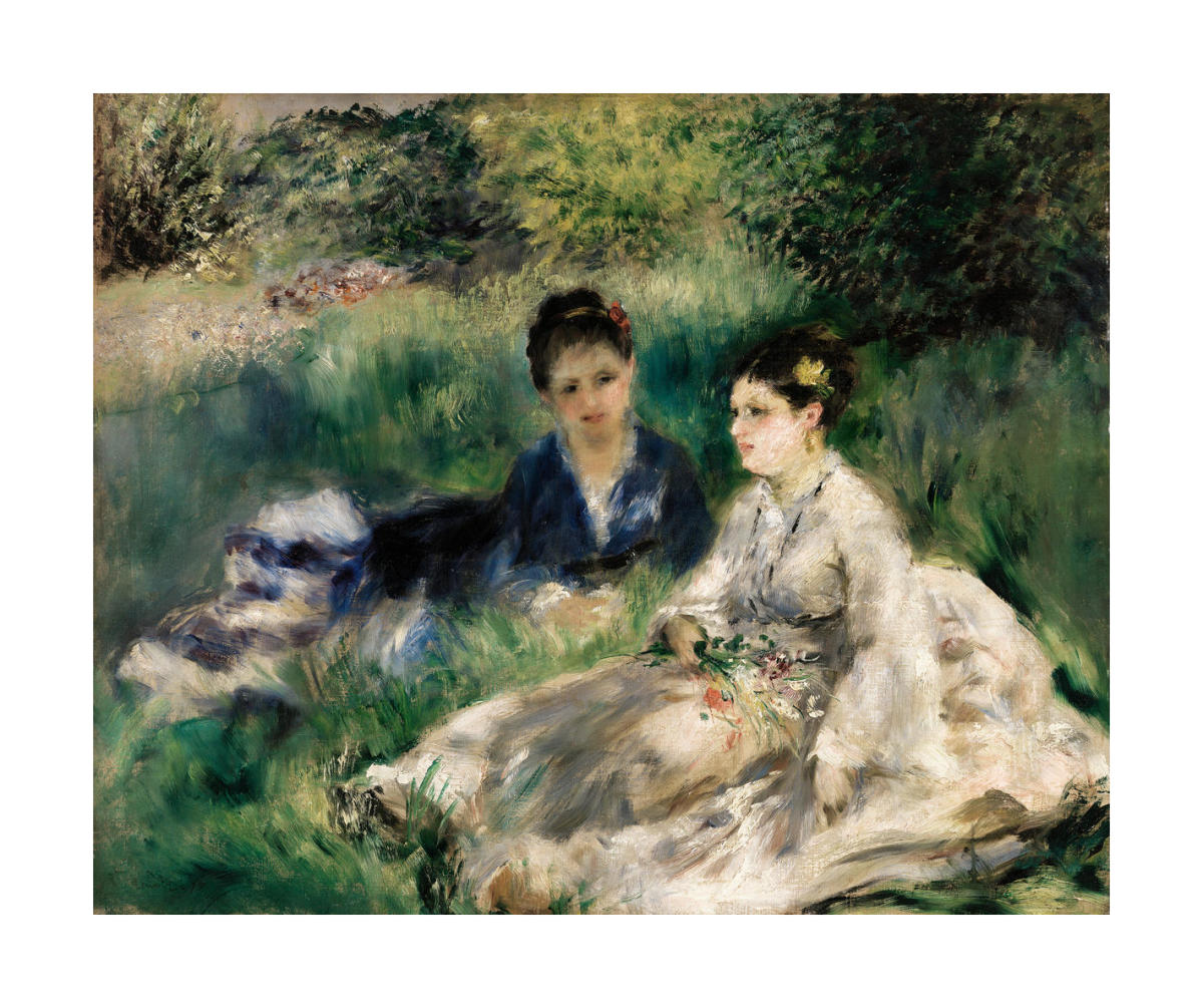 On the Grass (Jeunes femmes assises dans l'herbe), c. 1873 by