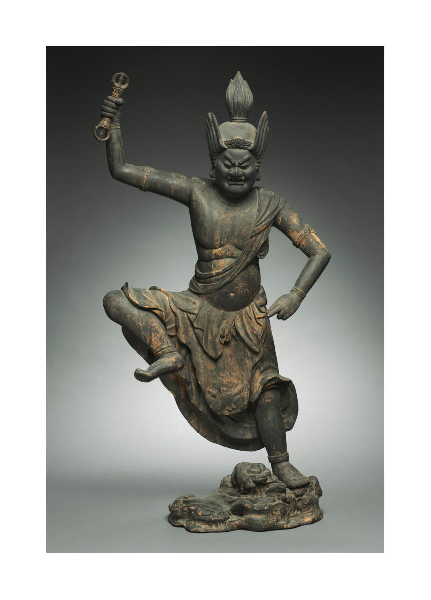 祭遊鬼 / 孫GONG Zaō Gongen, 13th century by Japan - Paper Print - Cleveland Art