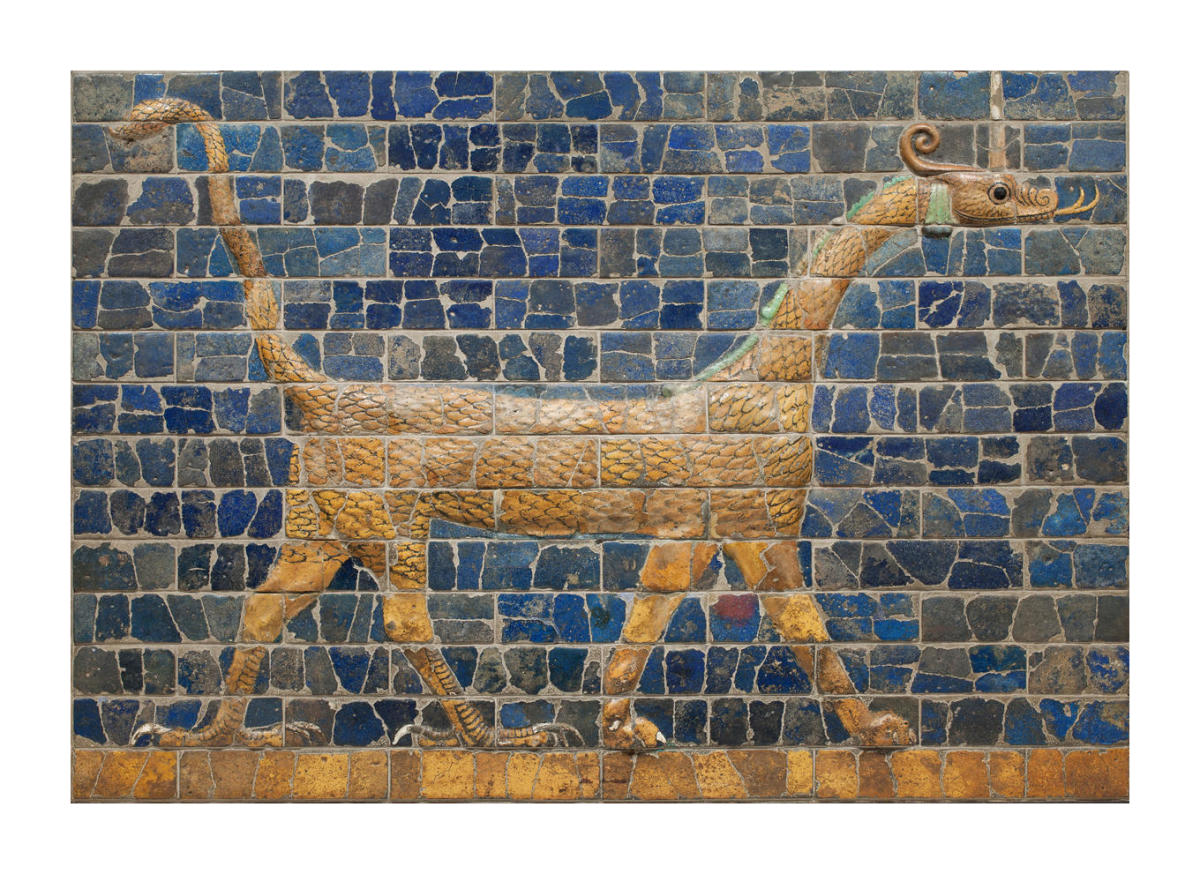 Mushhushshu-dragon, Symbol of the God Marduk, 604 - 562 BCE by Neo-Babylonian  Mesopotamian - Paper Print - DIA Custom Prints - Custom Prints and Framing  From the Detroit Institute of Arts