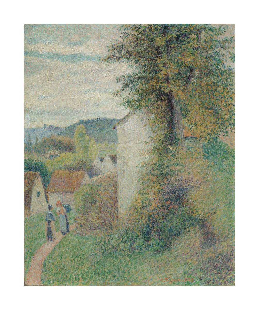 Camille Pissarro,The Path of the Wretched,large wall art,framed wall art,canvas wall 2024 art,large canvas,M5443