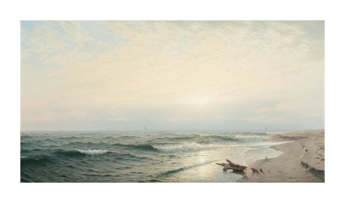 Beach at Long Branch: Sunrise, 1872 by William Trost