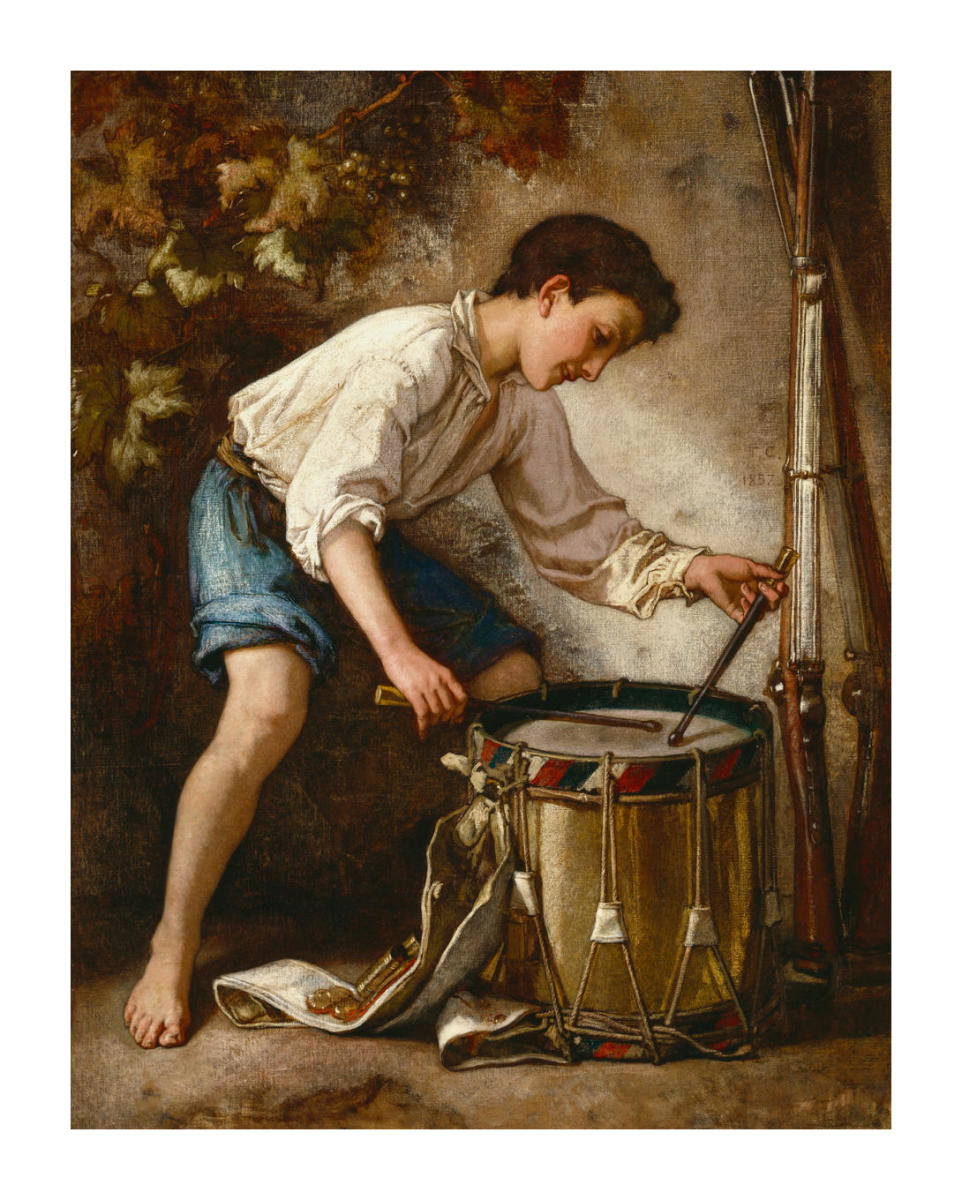 Child with a Drum; L'enfant Au Tambour, 1877 (Oil on Canvas