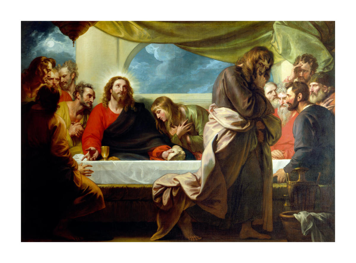 the last supper benjamin west