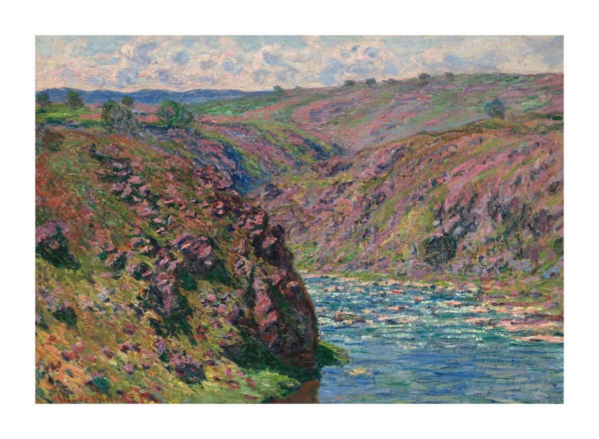 モネ Claude Monet Valley of the Creuse (Sunlight Effect), 1889 by Claude Monet