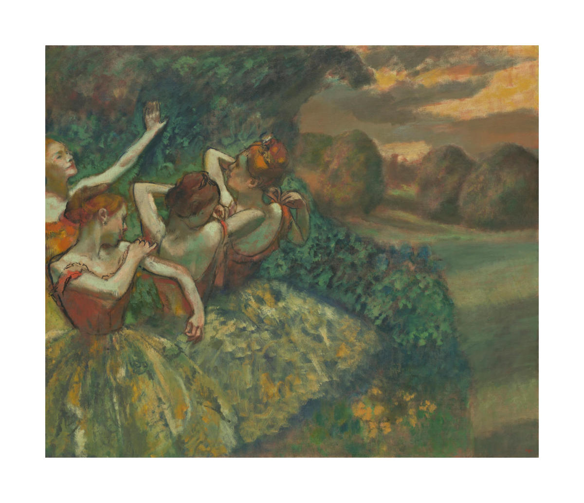 Four Dancers, c. 1899 by Edgar Degas - Paper Print - Custom Prints