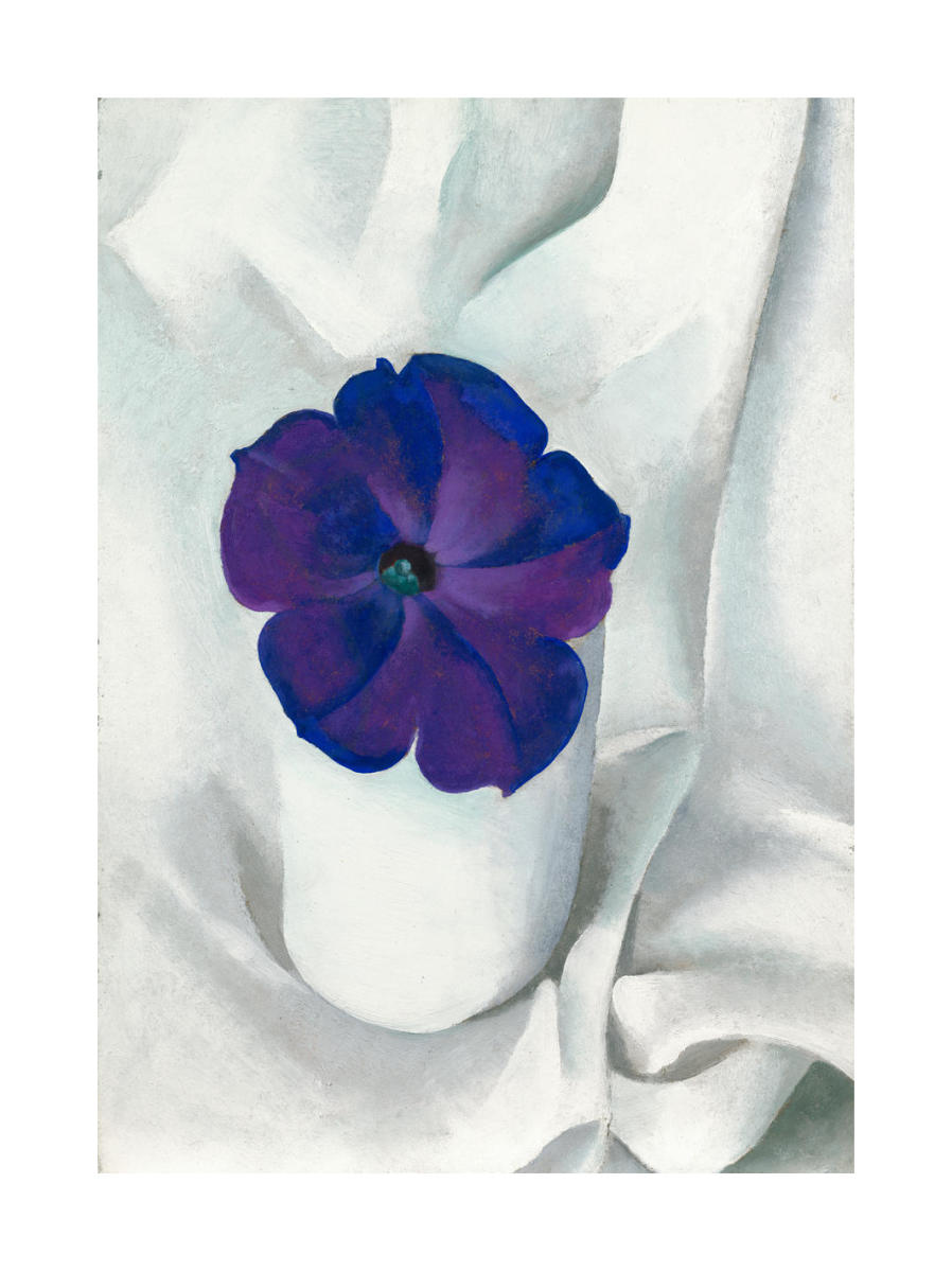 希少! Georgia O'Keeffe Petunia,1925 Poster Georgia O'Keeffe Petunias Poster - de Young & Legion of