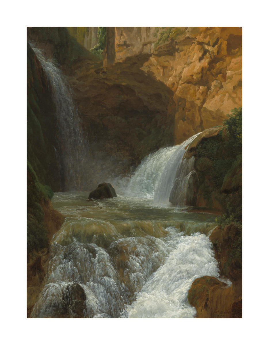 View of the Waterfalls at Tivoli, 1788 by Jean-Joseph-Xavier