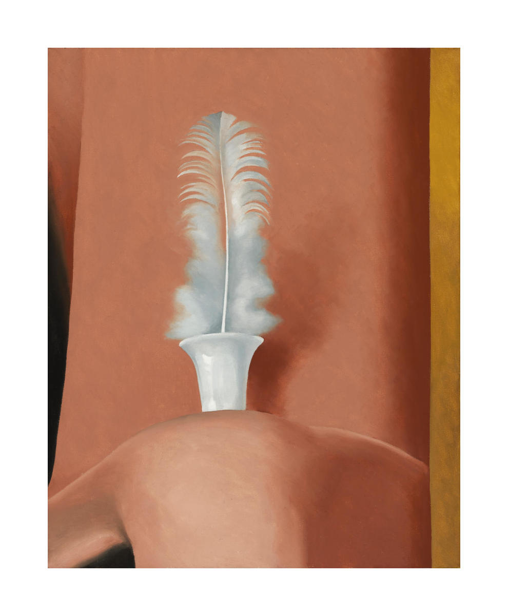 White Feather, 1941 by Georgia O'Keeffe - Paper Print White Feather, 1941 by Georgia O'Keeffe - Paper Print