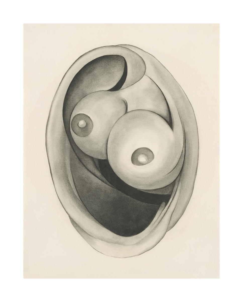 Abstraction, 1945 by Georgia O'Keeffe - Paper Print