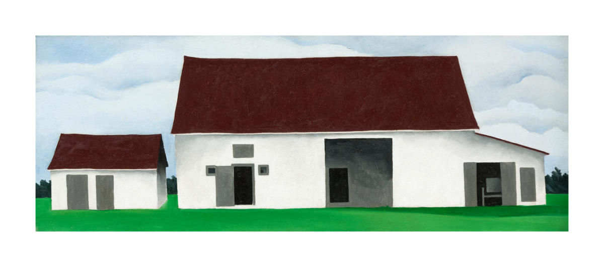 georgia o keeffe barn painting