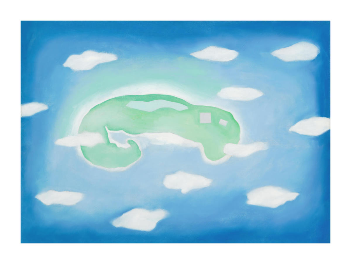 An Island with Clouds, 1962 by Georgia O'Keeffe - Paper Print