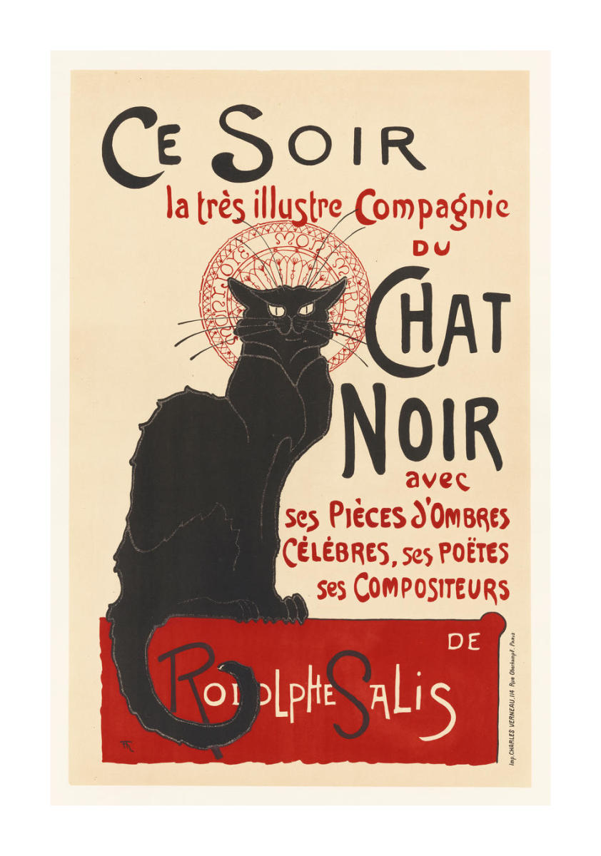 Théophile-Alexandre Steinlen Poster Des Chats