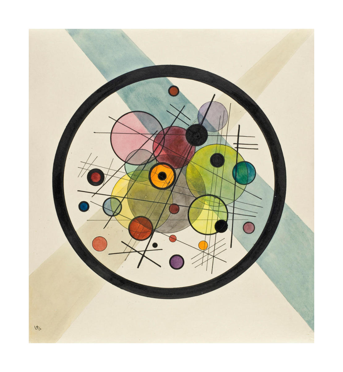 Study for Circles in the Circle, 1923 by Wassily Kandinsky - Paper Print -  LACMA Custom Prints - Custom Prints and Framing From the Los Angeles County  Museum of Art