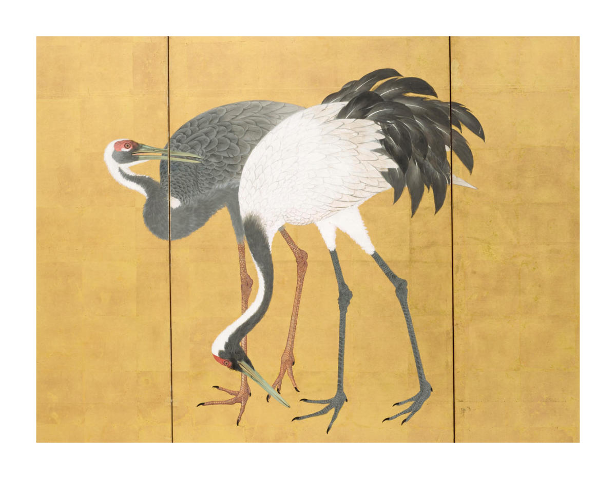 Crane in the Clouds.』silkscreen coat⑥ 【公式通販】