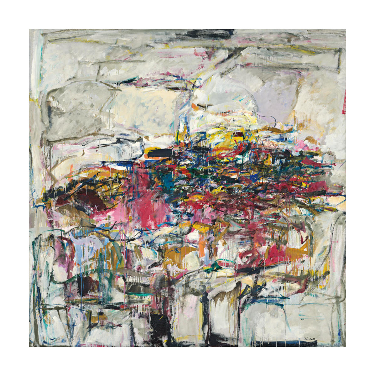 city landscape by joan mitchell