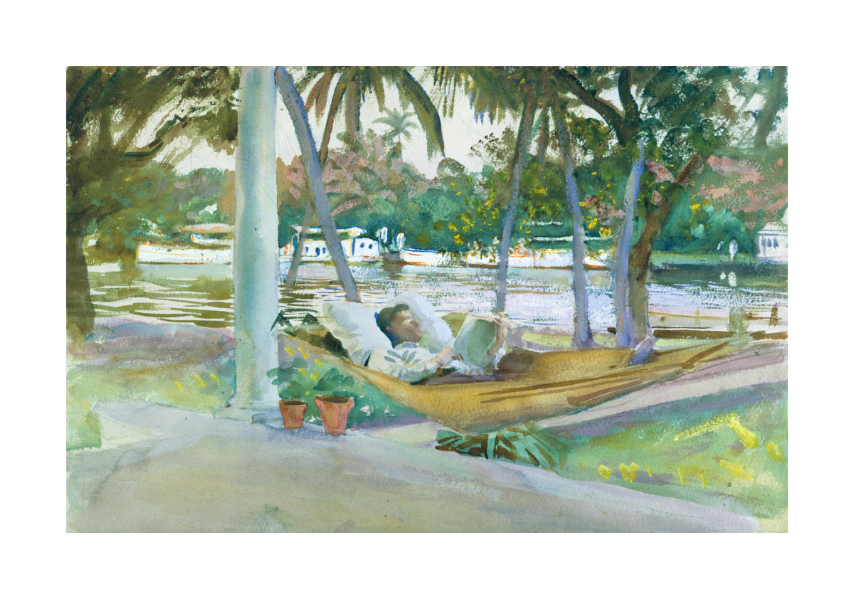 john singer sargent watercolors beach