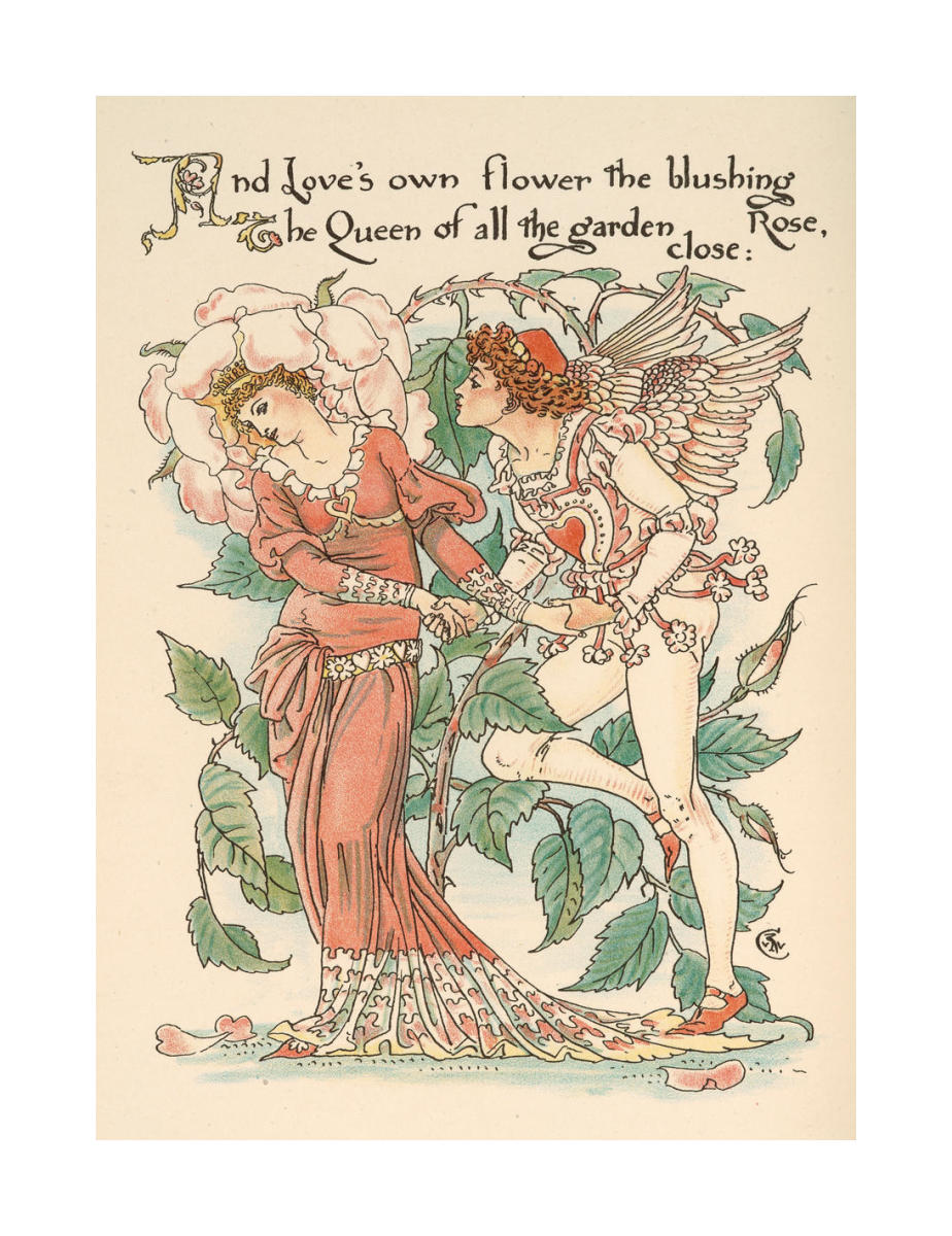 Flora's Feast: Rose by Walter Crane - Paper Print - The Huntington Custom  Prints - Custom Prints and Framing From The Huntington Library