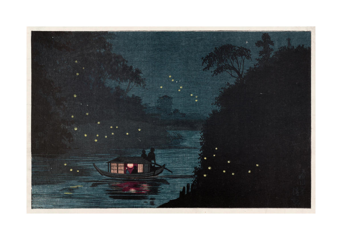 Fireflies at Ochanomizu, Japanese, Meiji era, about 1880 (Meiji 13