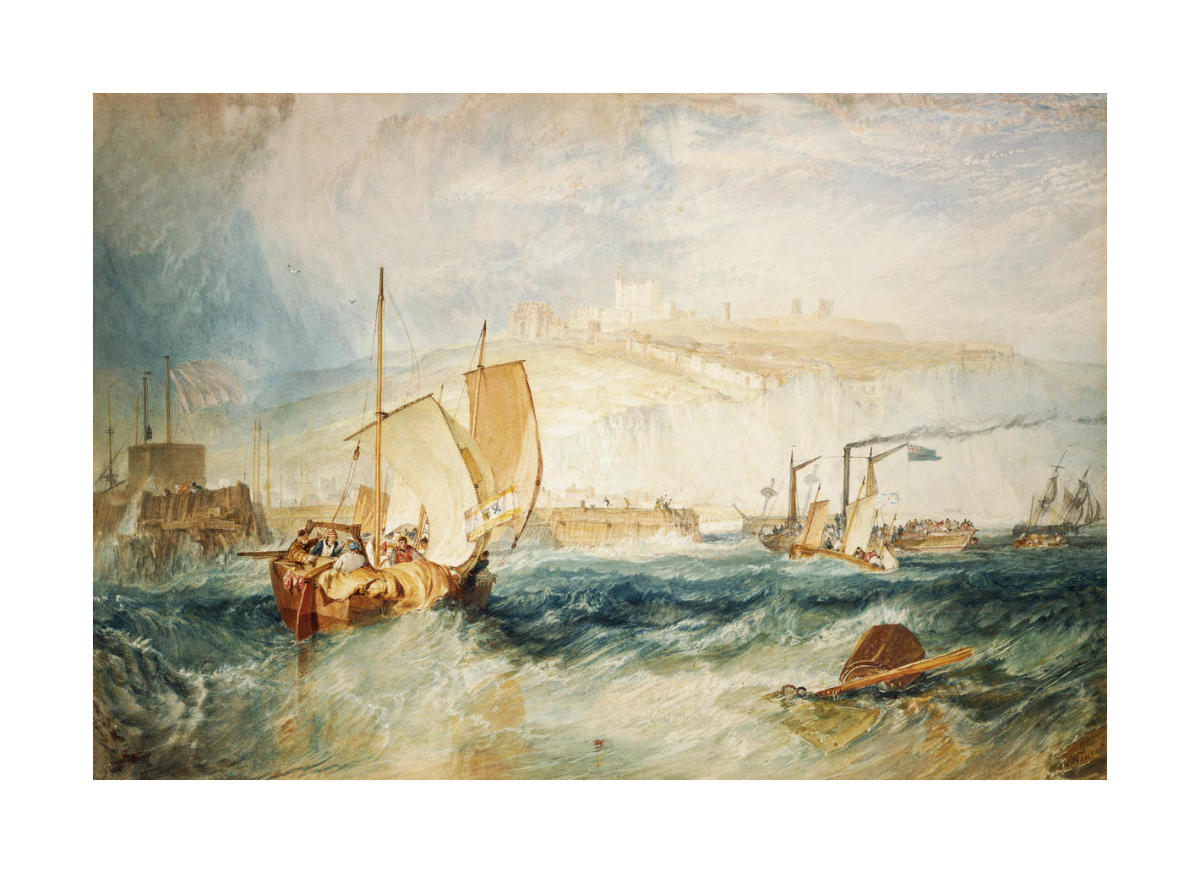 Dover Castle from the Sea (for Marine Views), 1822 by Joseph