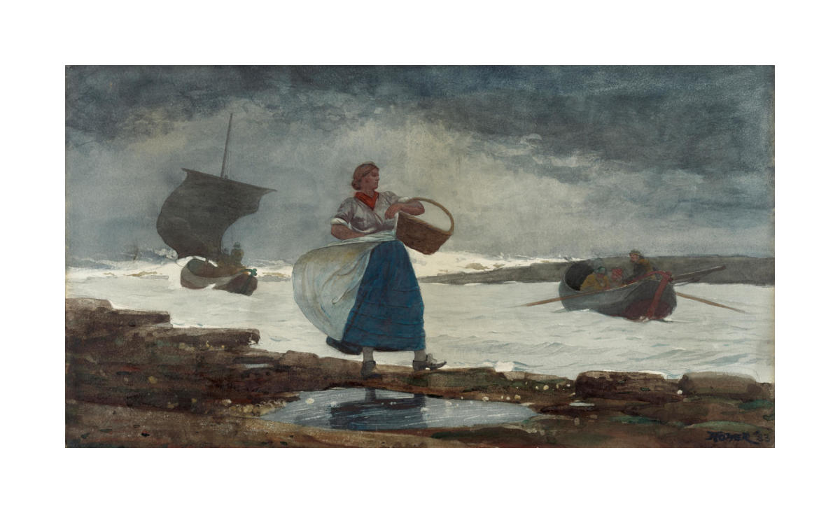 winslow homer inside the bar