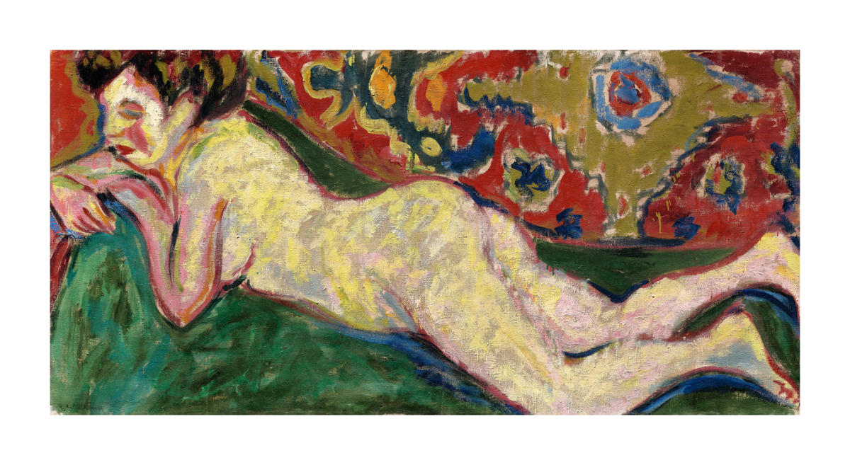 Reclining Nude, 1909 by Ernst Ludwig Kirchner - Paper Print - MFA Boston  Custom Prints - Custom Prints and Framing From the Museum of Fine Arts,  Boston