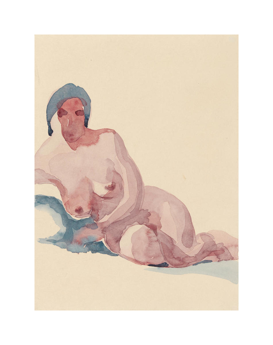 Nude No. I, 1917 by Georgia OKeeffe - Paper Print - Georgia OKeeffe  Museum Custom Prints - Custom Prints and Framing From the Georgia OKeeffe  Museum