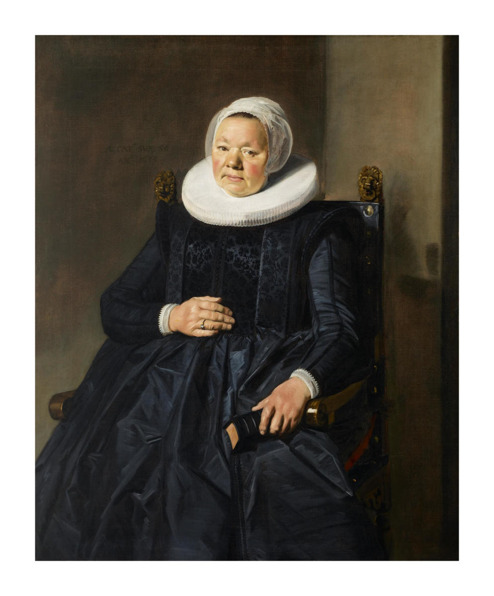 Portrait of a Woman, 1635 by Frans Hals - Paper Print - Frick