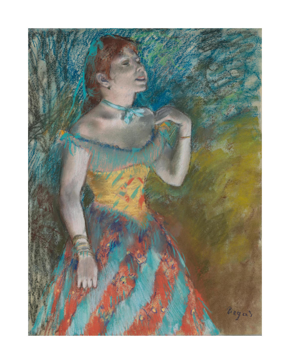 The Singer in Green, ca. 1884 by Edgar Degas | Paper Print | Met Custom  Prints