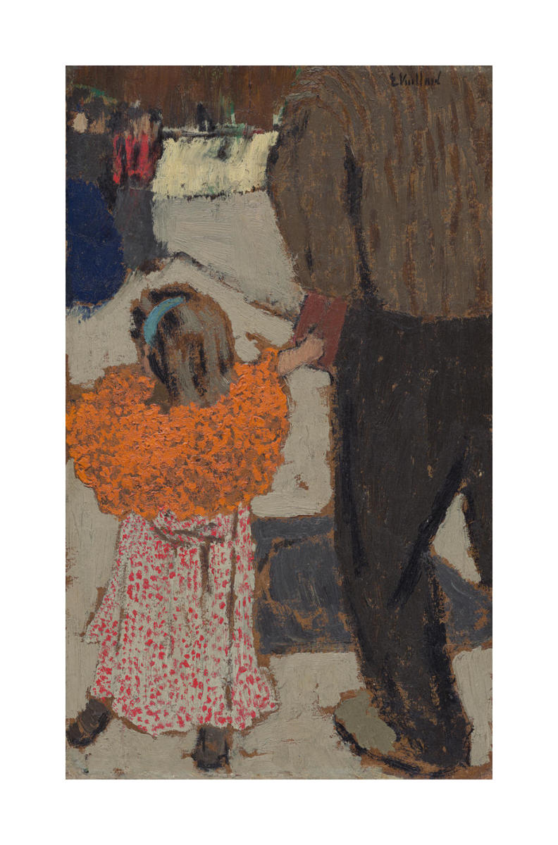 Child Wearing a Red Scarf, c. 1891 by Edouard Vuillard - Paper