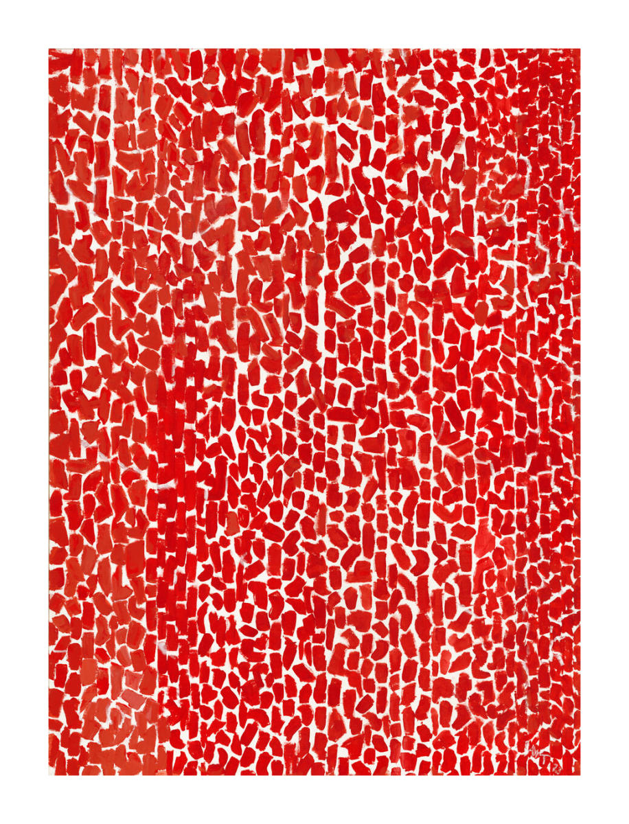 Red Rose Cantata, 1973 by Alma Thomas - Paper Print - Custom