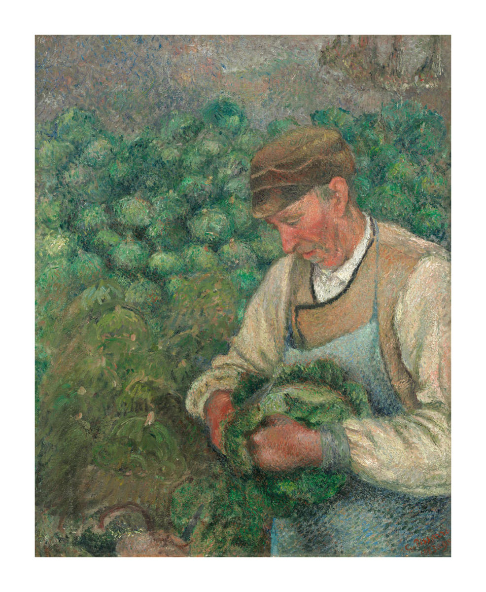 The Gardener - Old Peasant with Cabbage, 1883-1895 by Camille
