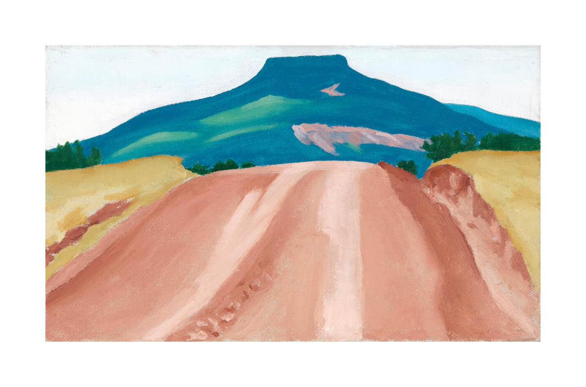 Road to Pedernal, 1941 by Georgia O'Keeffe - Paper Print - Georgia