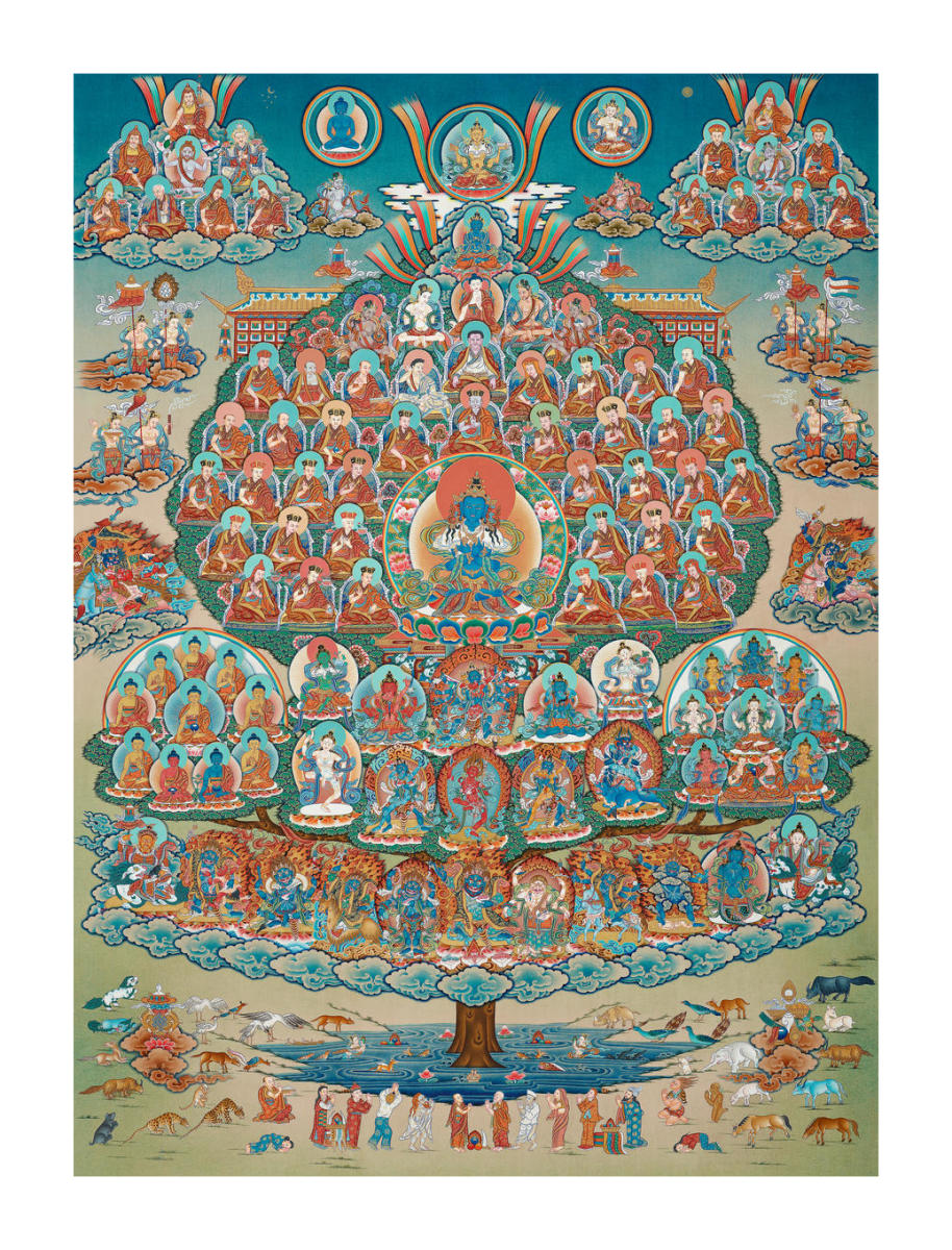 Karma Kagyu Assembly Field, 2006 by Dorje Tamang - Paper Print