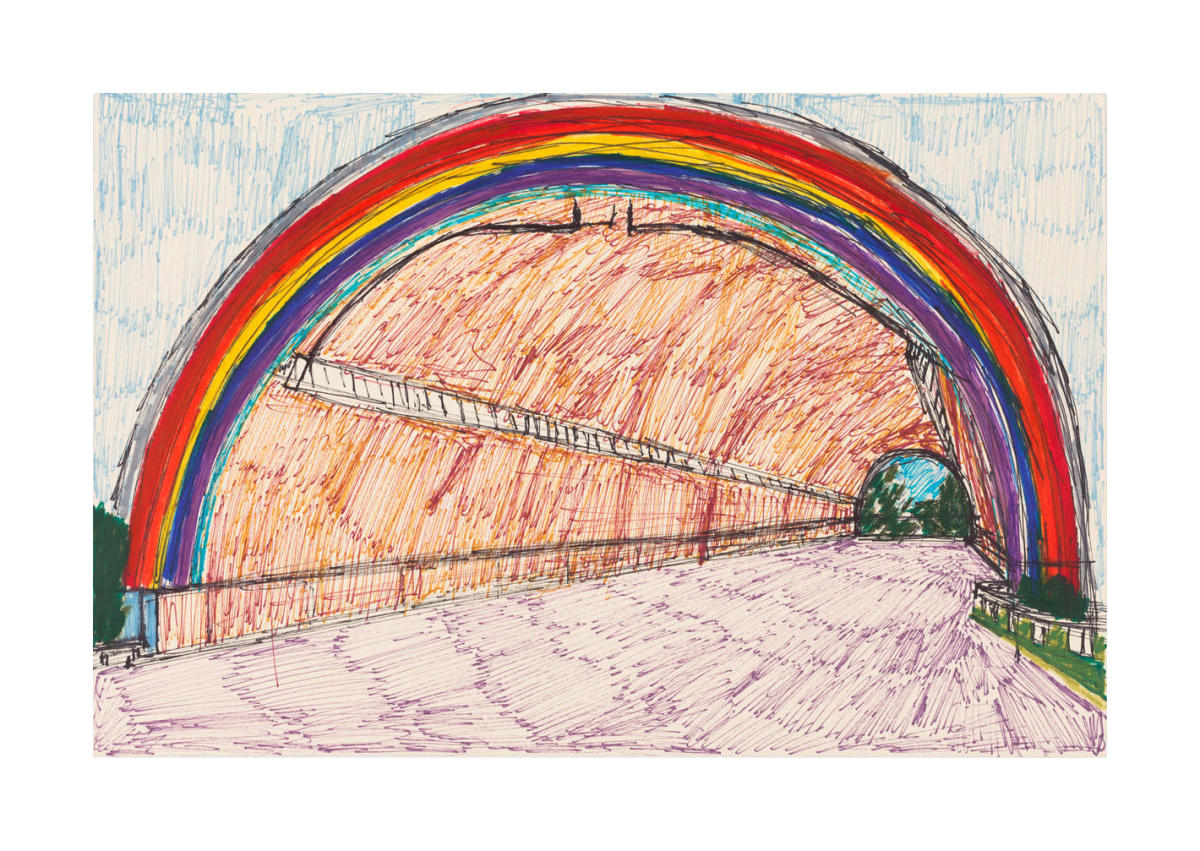Rainbow Tunnel, 2011 by Lance Rivers - Paper Print - SFMOMA Custom