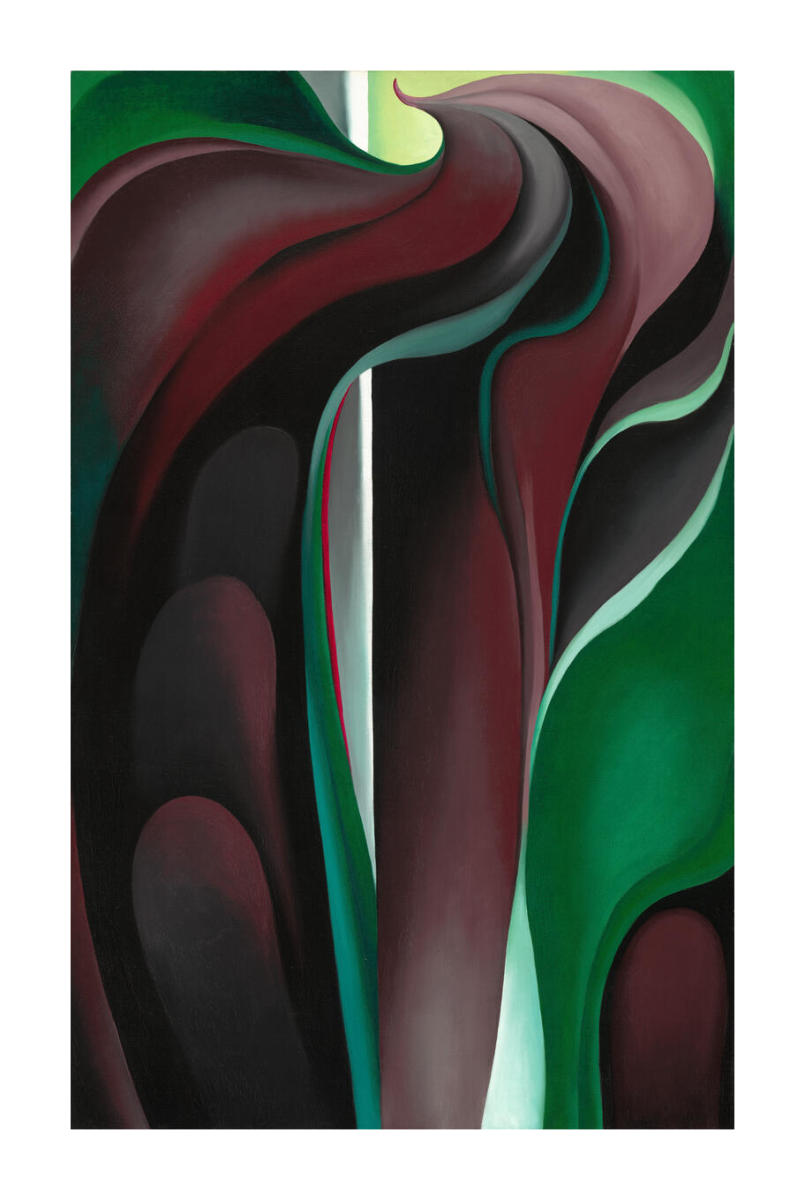 Jack-in-Pulpit Abstraction - No. 5, 1930 by Georgia O'Keeffe