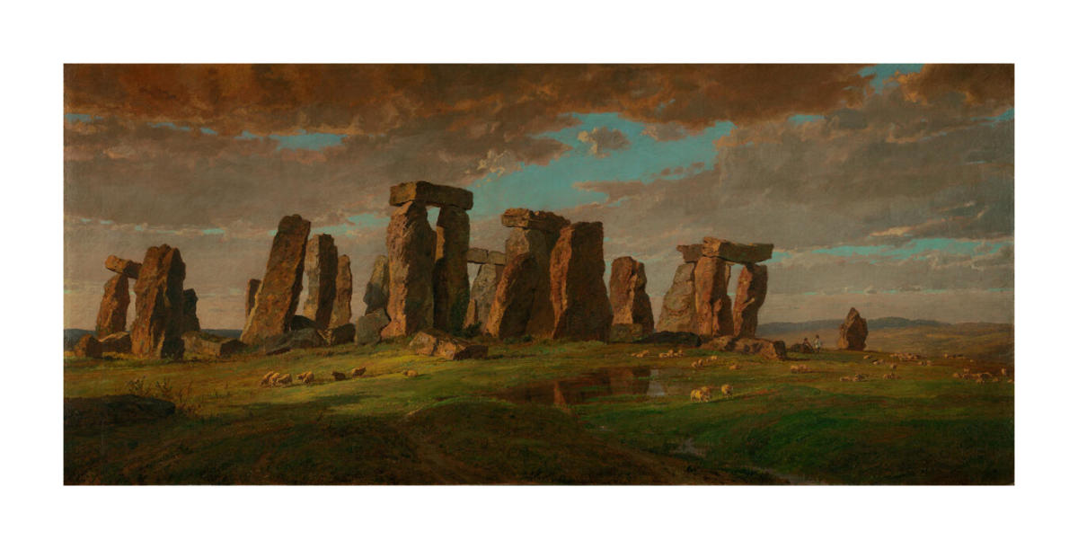 Stonehenge, Salisbury Plains, 1876 by Jasper Francis Cropsey