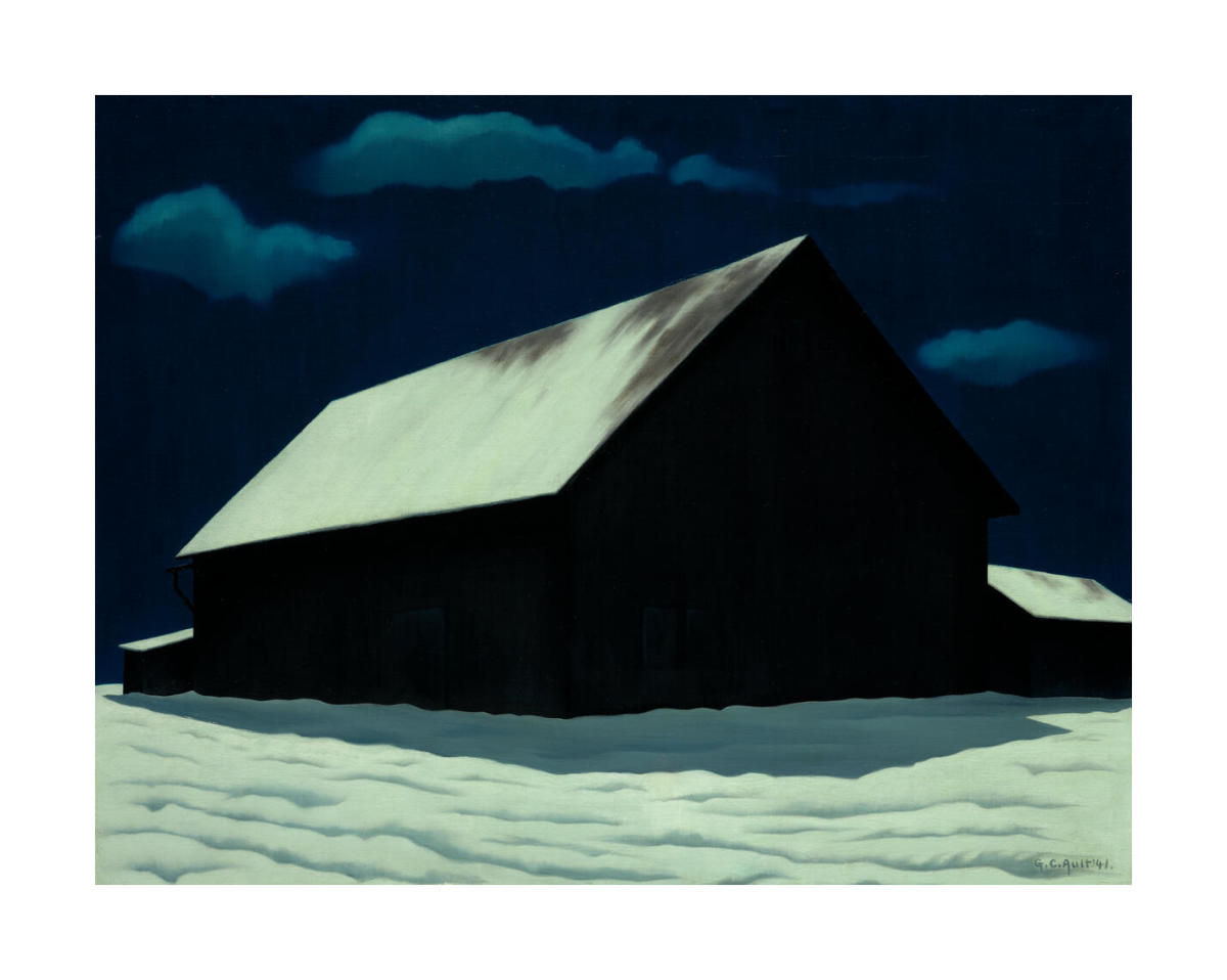 January Full Moon, 1941 by George Copeland Ault - Paper