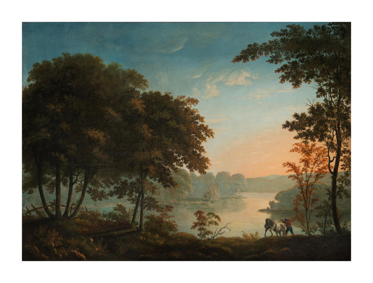View of the North River (Morning), 1793 by William Winstanley