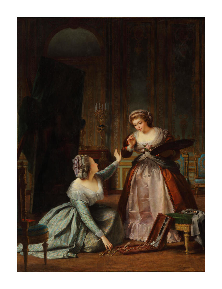 Madame Elisabeth Vigée Le Brun Painting the Portrait of