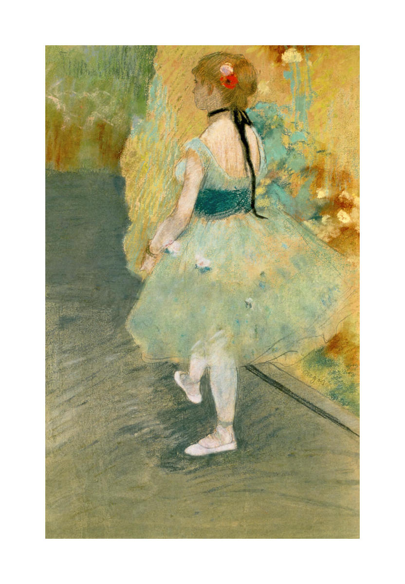 Dancer in Green, circa 1878 by Edgar Degas - Paper Print - NOMA