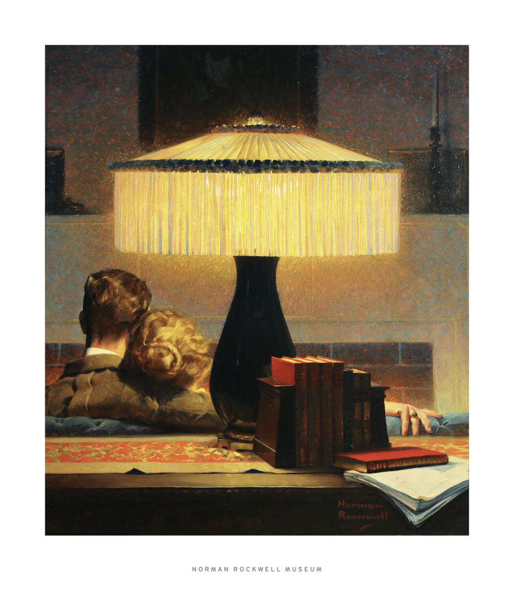 All's Right Says the Light—Sweethearts, 1922 by Norman Rockwell