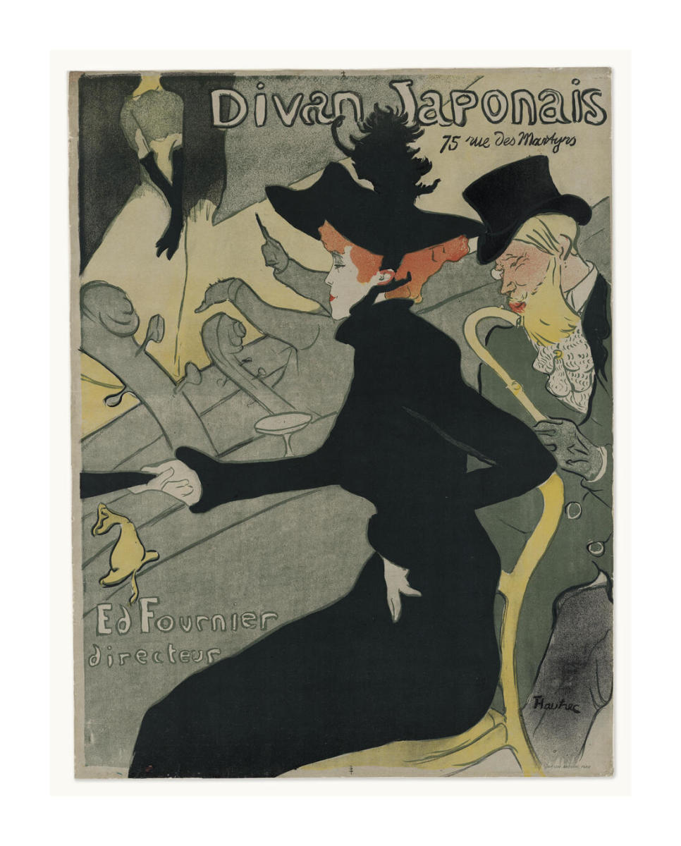 Divan Japonais, 1892/93 by Henri de Toulouse-Lautrec - Paper Print