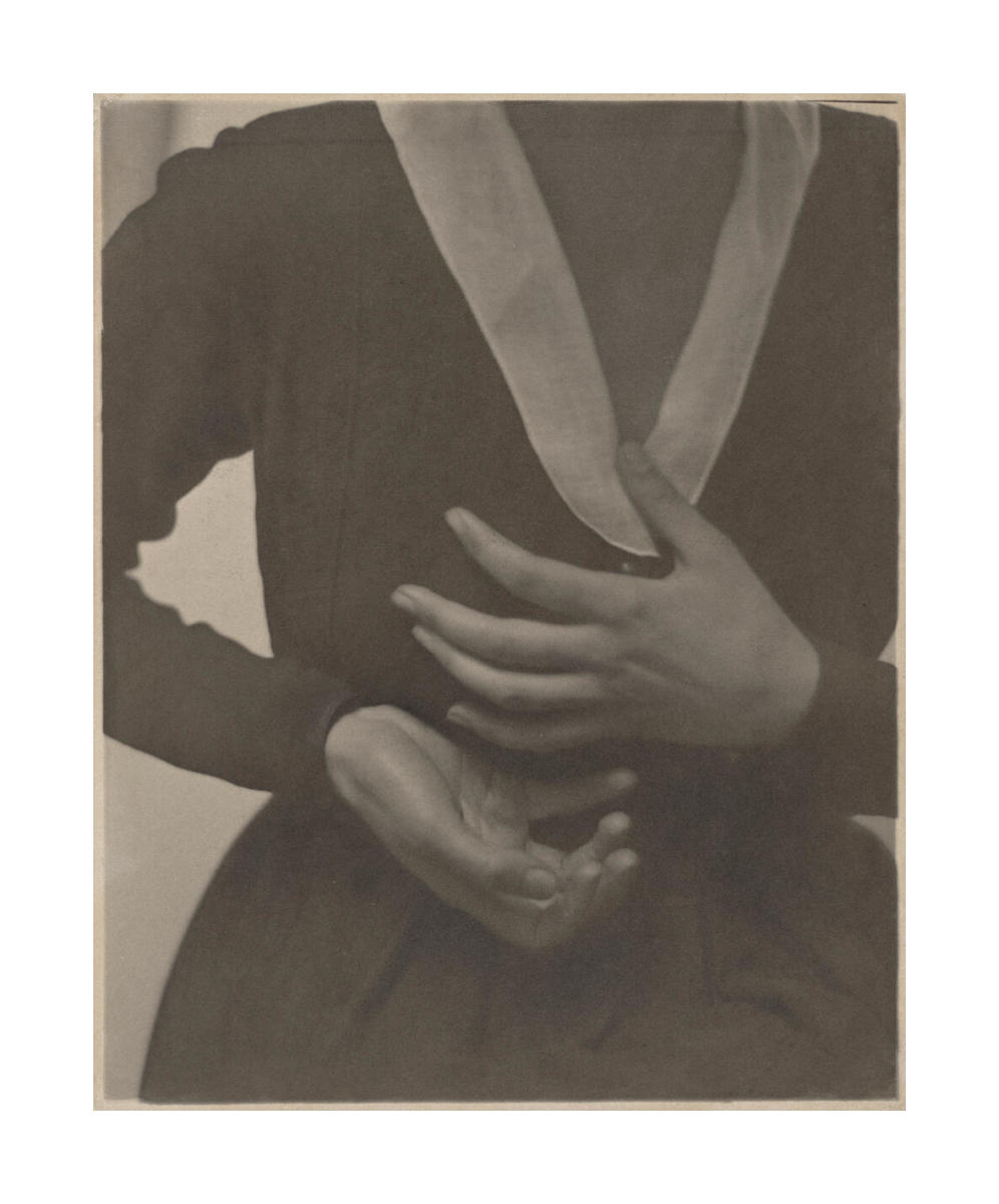 Georgia O'Keeffe–Hands, 1917 by Alfred Stieglitz - Paper Print