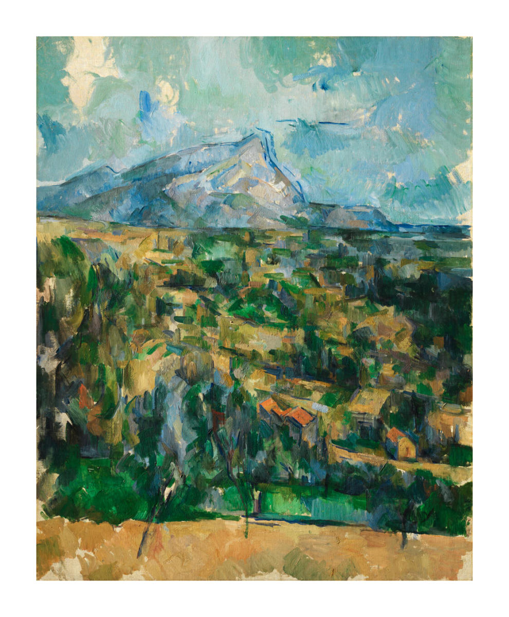 Mont Sainte-Victoire, circa 1904-1906 by Paul Cézanne - Paper