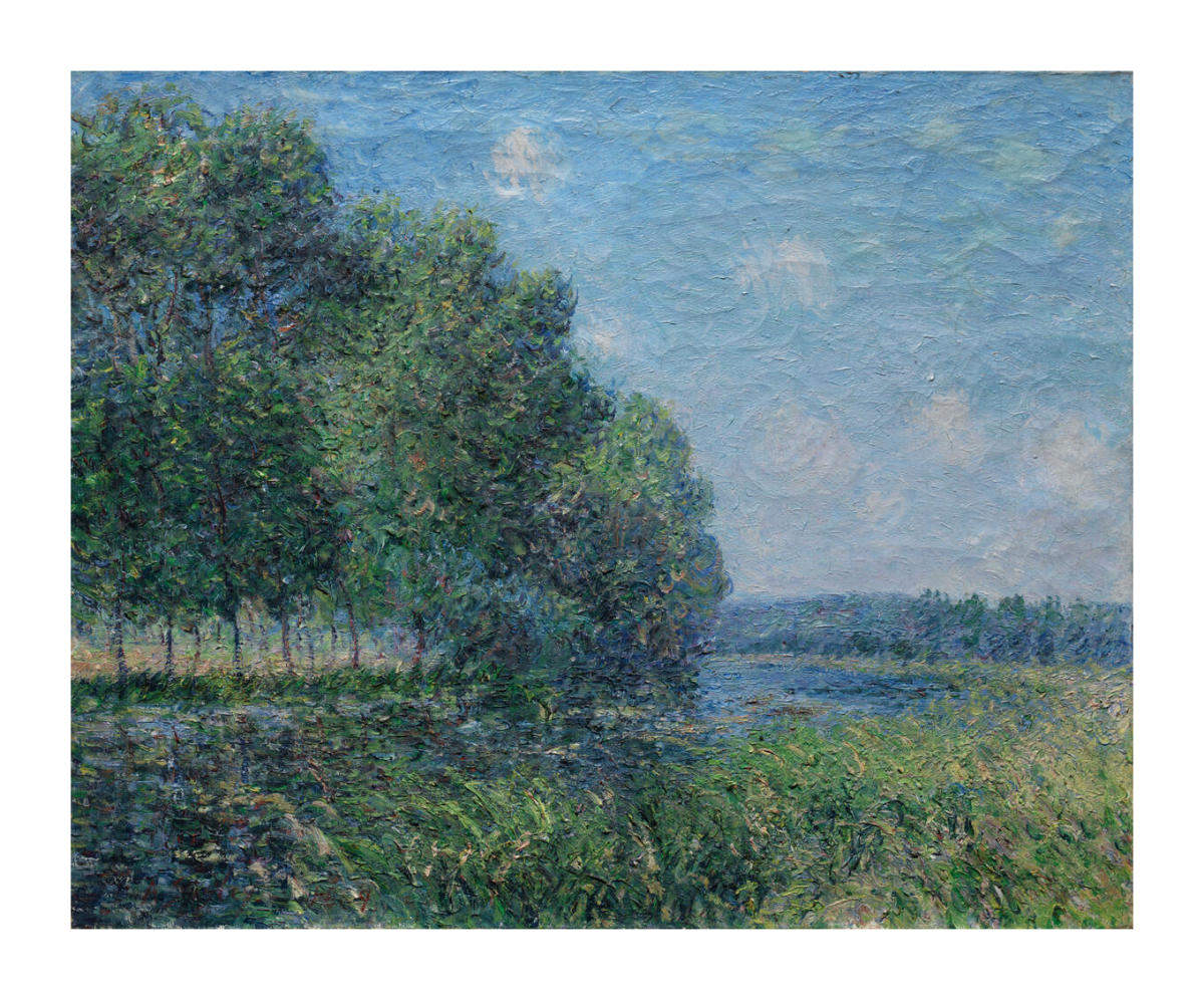 River View, 1889 by Alfred Sisley - Paper Print - LACMA Custom