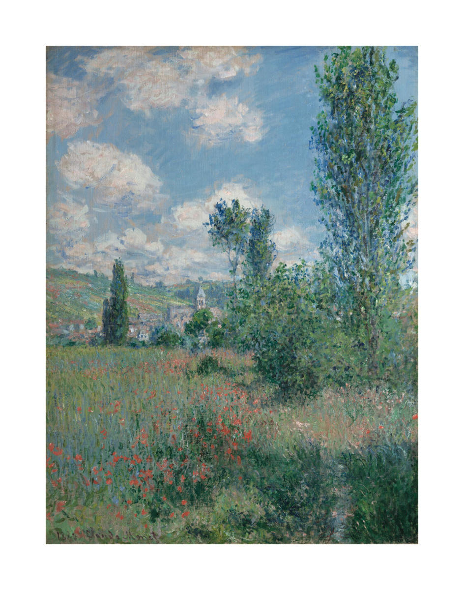 View of Vétheuil, 1880 by Claude Monet | Paper Print | Met Custom
